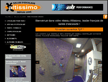 Tablet Screenshot of altissimo-escalade.com
